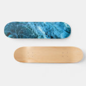 Blauer Marmorschlauch Skateboard (Horizontal)