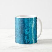 Blauer Marmorstein Kaffeetasse (VorderseiteRechts)