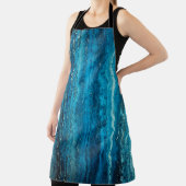 Blauer Marmorstein Schürze (InSitu)