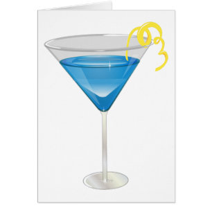 Blauer Martini