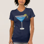 Blauer Martini T-Shirt (Vorderseite)
