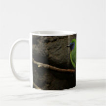 Blauer Maskade Leafbird-Tasse