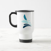 Blauer Maskenlovebirds Reisebecher (Links)