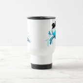 Blauer Maskenlovebirds Reisebecher (Mittel)