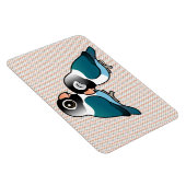 Blauer maskierter Lovebird Adorable Pair Magnet (Rechte Seite)