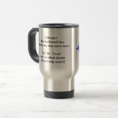 "Blauer Matuka - grausame Forelle" Tasse (Vorderseite Links)