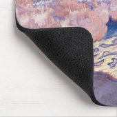 Blauer Meerblick, Wellen-Effekt, c.1893 Mousepad (Ecke)