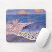 Blauer Meerblick, Wellen-Effekt, c.1893 Mousepad (Mit Mouse)