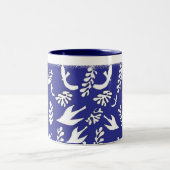 BLAUER MEERBLICK ZWEIFARBIGE TASSE (Mittel)