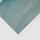 BLAUER MEERESWEGE AM STRAND AM SOMMERTAG SEIDENPAPIER (Ausschnitt)