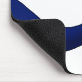 Blauer Meerjungfrau-MitternachtsSchwanz Mousepad (Ecke)