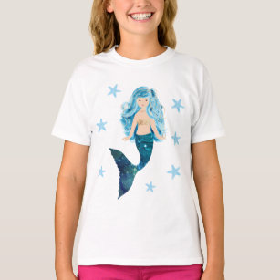 Blauer Meerjungfraustarfish-T - Shirt