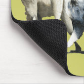 Blauer Merle Australier Stockdog Mousepad (Ecke)