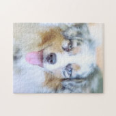 Blauer Merle Australischer Hirte Puzzle (Horizontal)