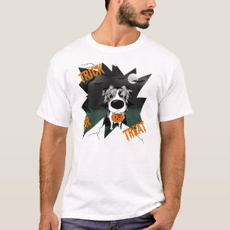 Blauer Merle australischer T-Shirt