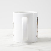 Blauer Merle Sheltie Liebe Jumbo-Tasse (Rückseite)