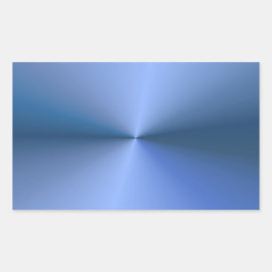 Blauer metallischer Look Blank Trendy Template Ele Rechteckiger Aufkleber