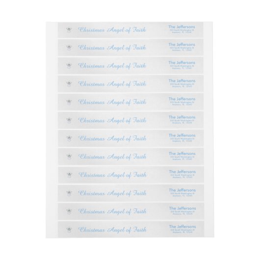 Blauer metallischer mit Filigran geschmückter (Bogen)