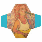 Blauer Mikrofonsongress Fußball (Flach)