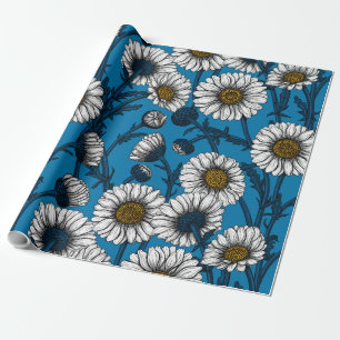 blauer Milchsektor Geschenkpapier