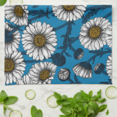 blauer Milchsektor Geschirrtuch (Gefaltet)