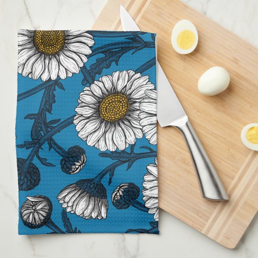 blauer Milchsektor Geschirrtuch (Viertel Falte)