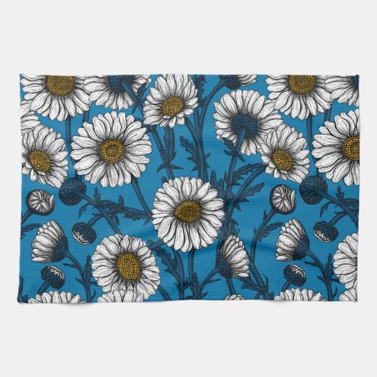 blauer Milchsektor Geschirrtuch (Horizontal)