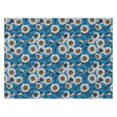 blauer Milchsektor Tischdecke (Vorderseite (Horizontal))