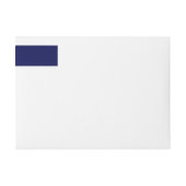 Blauer minimalistischer benutzerdefinierter Name (Vorderseite)