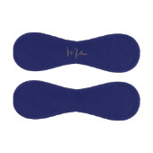 Blauer minimalistischer benutzerdefinierter Name Baseball (Paneele)