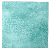 Blauer Minze-Meeresgewebe Fliese (Vorderseite)