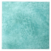 Blauer Minze-Meeresgewebe Fliese (Vorderseite)