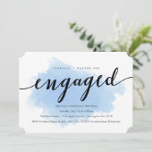 Blauer Mist | Einladung der Interessengruppe (Stehend Vorderseite)