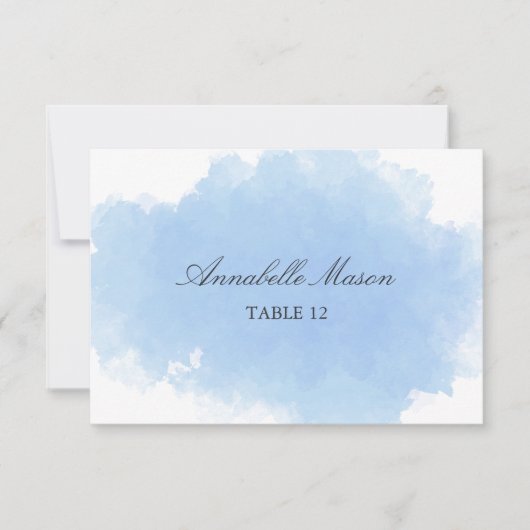 Blauer Mist | PLATZKARTE (Vorderseite)