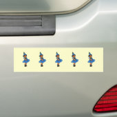 Blauer mit Augen Flachs Autoaufkleber (Auf Auto)