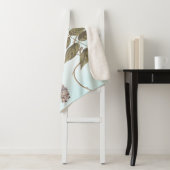 Blauer Mit Augen Gelber Audubon-Vogel auf Wisteria Sherpadecke (Beispiel)