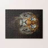Blauer mit Augen Tiger 252-Stückpuzzle Puzzle (Horizontal)