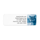 Blauer mit Augen Wolf (Vorne)