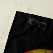 Blauer Mit Augen Zucker Skull Zombie Beach Handtuc Strandtuch (Beispiel)