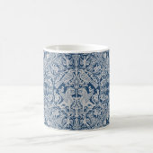 Blauer mittelalterlicher Menagerie-Becher Kaffeetasse (Mittel)