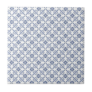 Blauer Mittelmeerraum Fliese