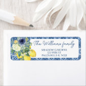 Blauer Mittelmeerraum Italienische Zitronen-Rückse (Insitu)