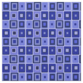 Blauer Mod Square Stoff (Nahaufnahme)