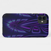 Blauer moderner abstrakter iPhone 5 Kasten Case-Mate iPhone Hülle (Rückseite (Horizontal))