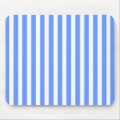 Blauer moderner Streifen Mousepad (Vorne)
