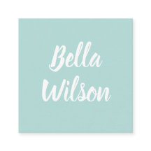 Blauer modischer einfacher moderner unbedeutender