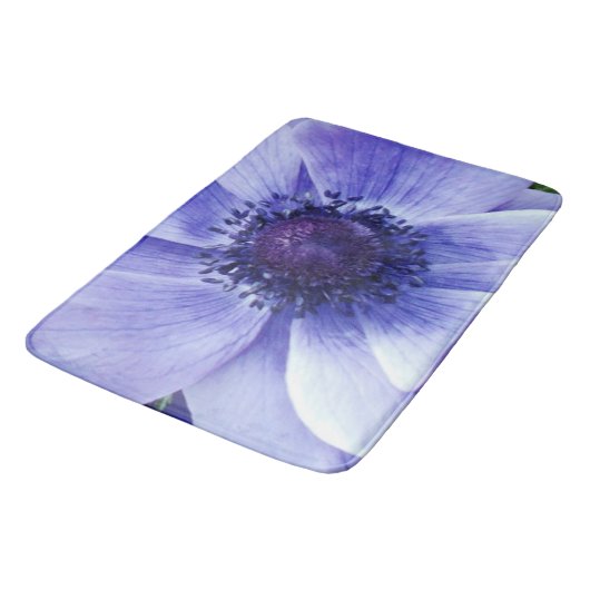 Blauer Mohn, Bathmat Badematte (Schrägansicht)