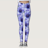 Blauer Mohn, Leggings (Vorderseite)