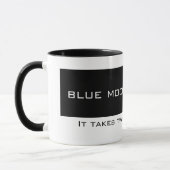 Blauer Mond-Aurora-Tasse Tasse (Links)