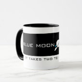 Blauer Mond-Aurora-Tasse Tasse (Vorderseite Links)